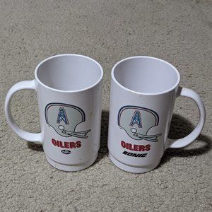 Vintage 80s Sonic Oilers Dr Pepper Cups